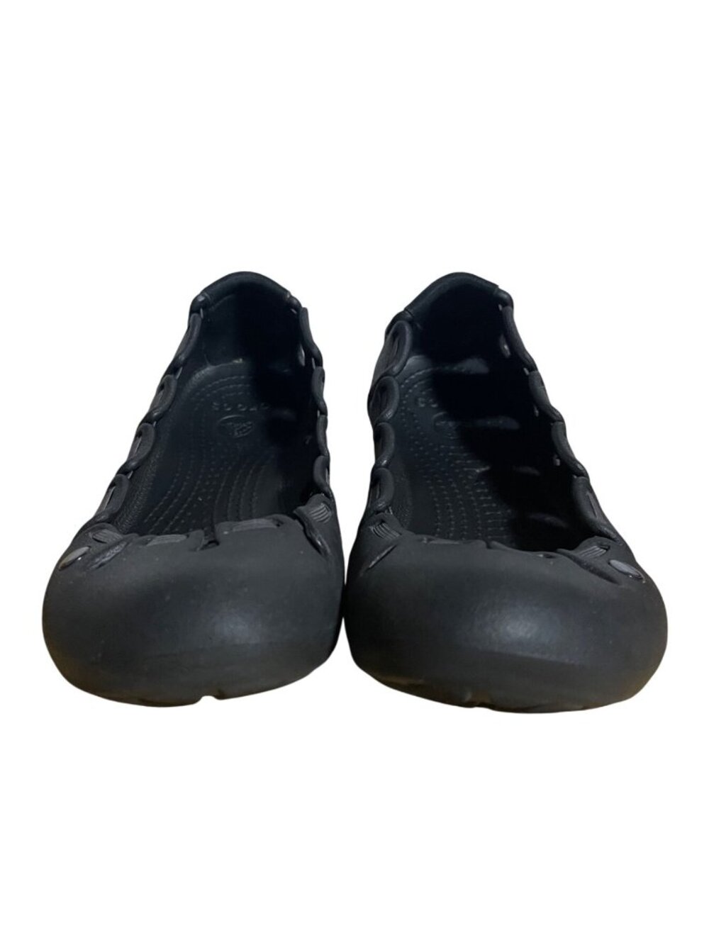 Crocs Black Crocs Springi Flats Womens Size 8 Lightweight Durable Balletcore - Picture 5 of 12